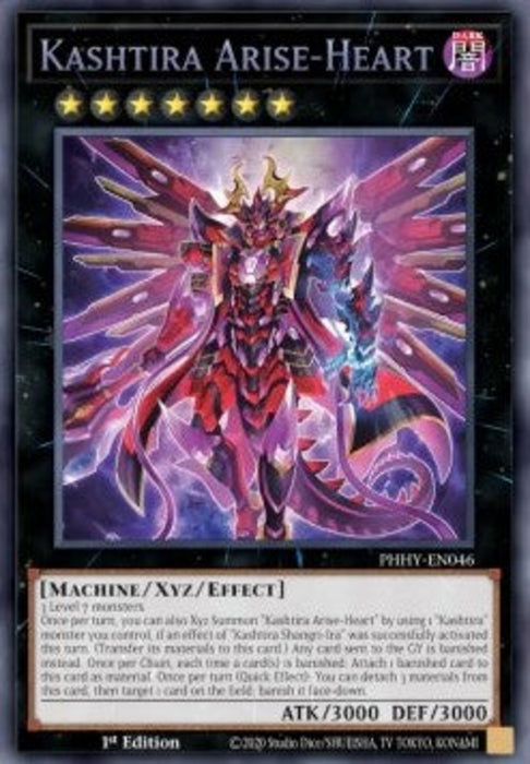 Kashtira Arise-Heart (V.1) PHHY-EN046 Secret Rare Englisch