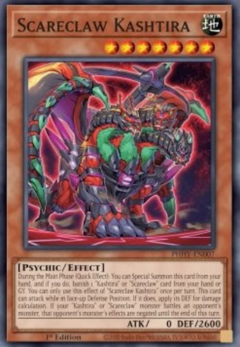 Scareclaw Kashtira PHHY-EN007 Common Englisch