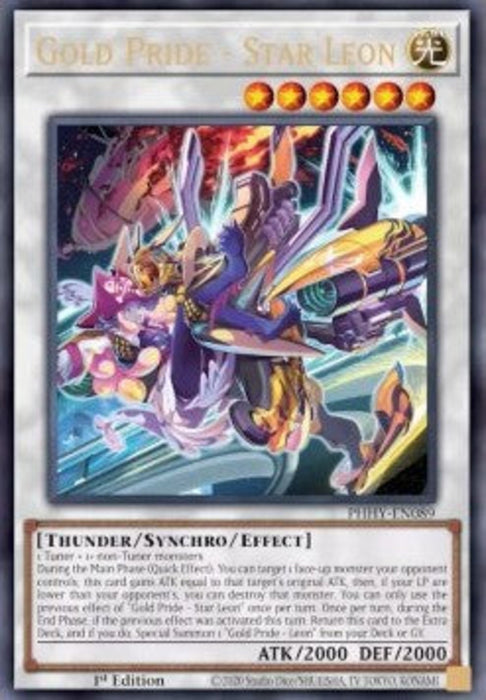 Gold Pride - Star Leon PHHY-EN089 Ultra Rare Englisch