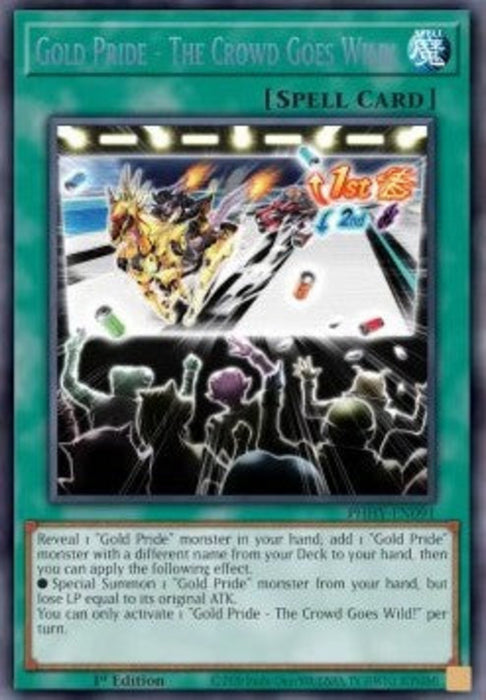 Gold Pride - The Crowd Goes Wild! PHHY-EN091 Secret Rare Englisch