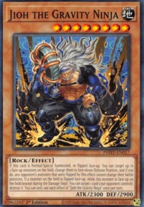 Jioh the Gravity Ninja PHHY-EN017 Common Englisch