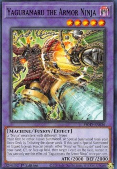 Yaguramaru the Armor Ninja PHHY-EN036 Common Englisch