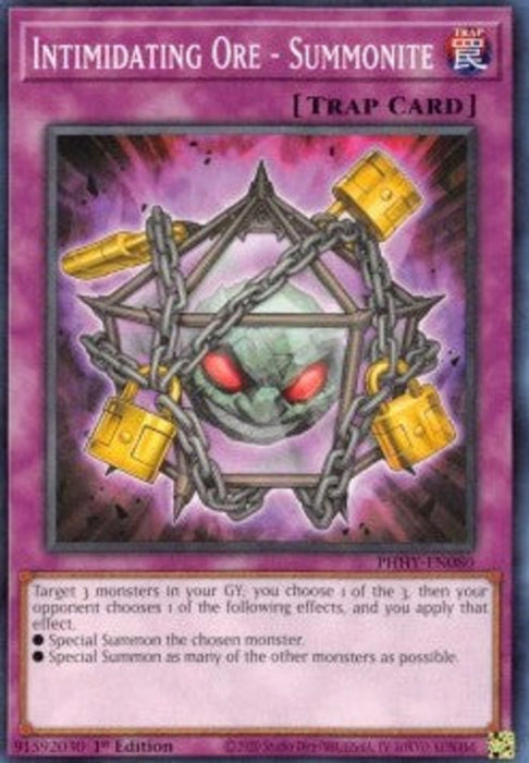 Intimidating Ore - Summonite PHHY-EN080 Common Englisch
