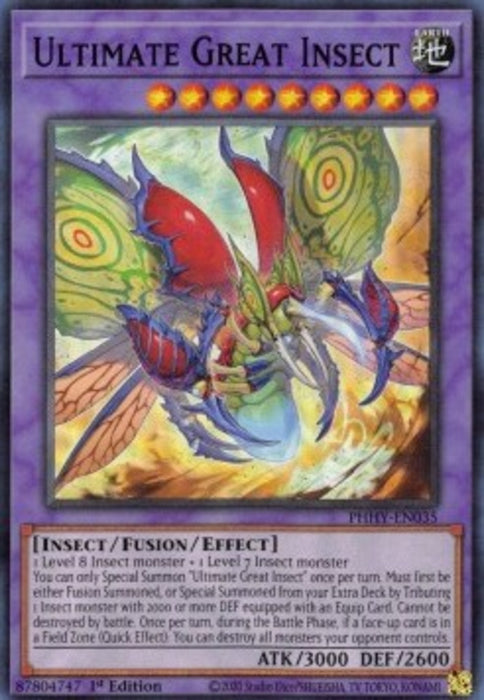 Ultimate Great Insect PHHY-EN035 Super Rare Englisch