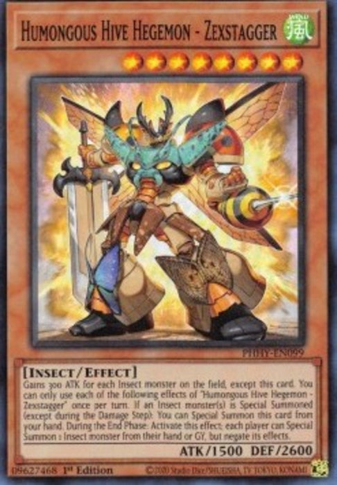 Humongous Hive Hegemon - Zexstagger PHHY-EN099 Super Rare Amerikanisch