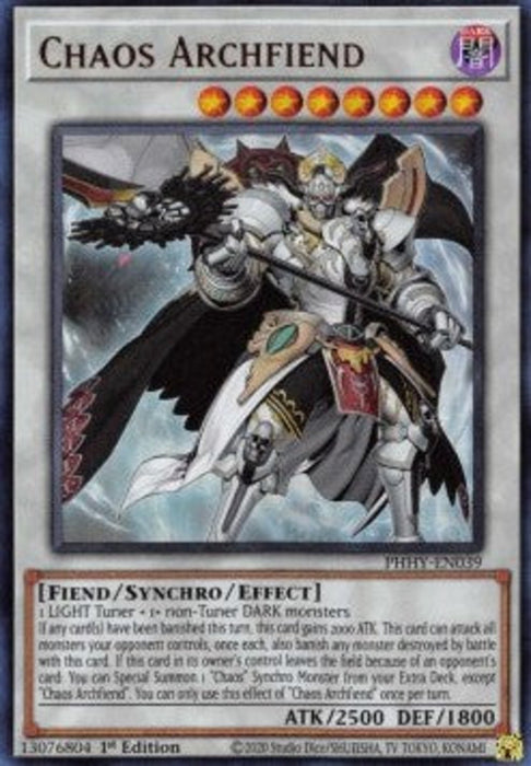 Chaos Archfiend PHHY-EN039 Ultra Rare Englisch