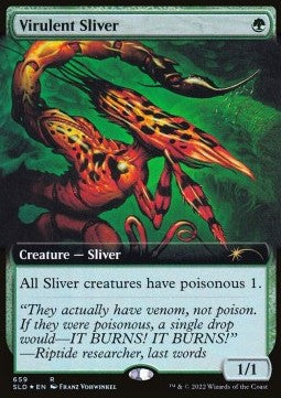 Virulent Sliver SLD-659 Rare Englisch
