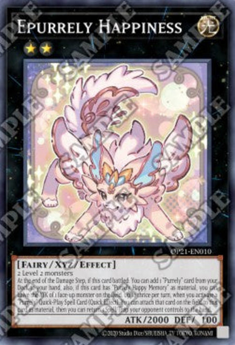 Epurrely Happiness OP21-EN010 Super Rare Englisch