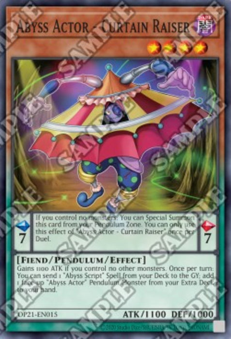 Abyss Actor - Curtain Raiser OP21-EN015 Common Englisch
