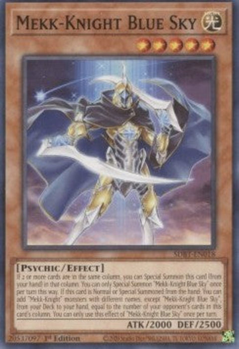 Mekk-Knight Blue Sky SDBT-EN018 Common Englisch