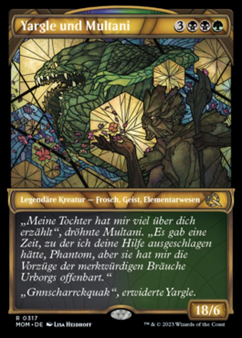 Yargle und Multani XMOM-317 Rare Deutsch