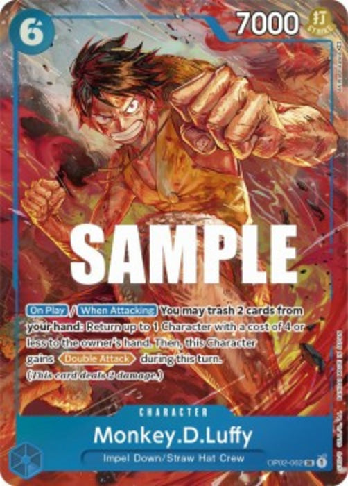 Monkey.D.Luffy (OP02-062) (V.2) OP02 Alternate Art Englisch