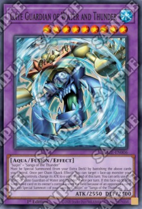 Gate Guardian of Water and Thunder MAZE-EN006 Super Rare Englisch