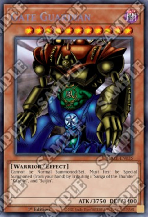 Gate Guardian (V.1) MAZE-EN035 Rare Englisch