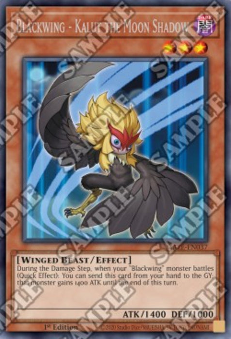 Blackwing - Kalut the Moon Shadow MAZE-EN037 Rare Englisch