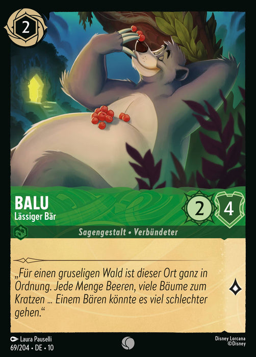 Balu - Lässiger Bär 10WHI-069 Common Deutsch