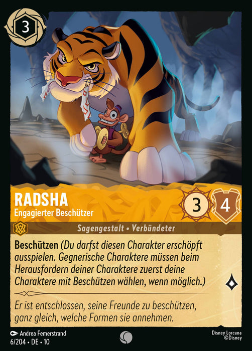 Radsha - Engagierter Beschützer 10WHI-006 Common Deutsch