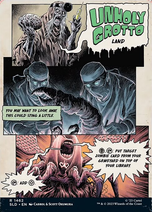 Unholy Grotto // Unholy Grotto - Back Face