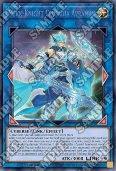 Mekk-Knight Crusadia Avramax (V.1) MAZE-EN054 Super Rare Englisch