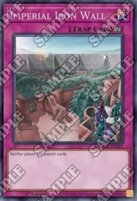 Imperial Iron Wall MAZE-EN065 Rare Englisch
