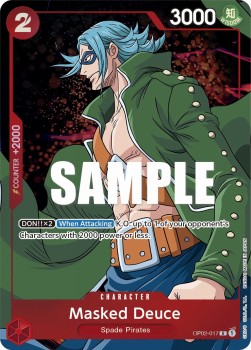 Masked Deuce (OP02-017) (V.2) OP02 Alternate Art Englisch