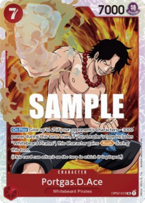 Portgas.D.Ace (OP02-013) (V.1) OP02 Super Rare Englisch