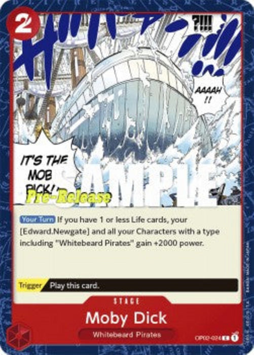 Moby Dick (OP02-024) OP02P Common Englisch