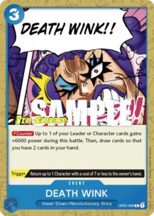 DEATH WINK (OP02-069) OP02P Common Englisch