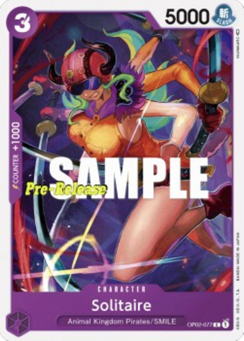 Solitaire (OP02-077) OP02P Common Englisch
