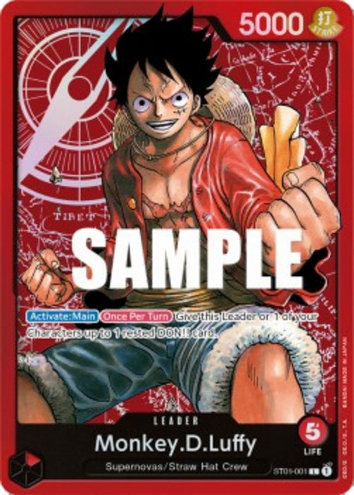Monkey.D.Luffy (ST01-001) R Leader Englisch