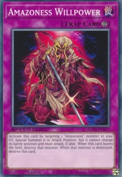 Amazoness Willpower SGX3-END17 Common Englisch