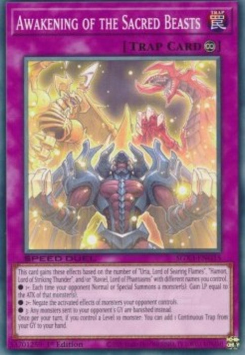 Awakening of the Sacred Beasts SGX3-ENG15 Common Englisch