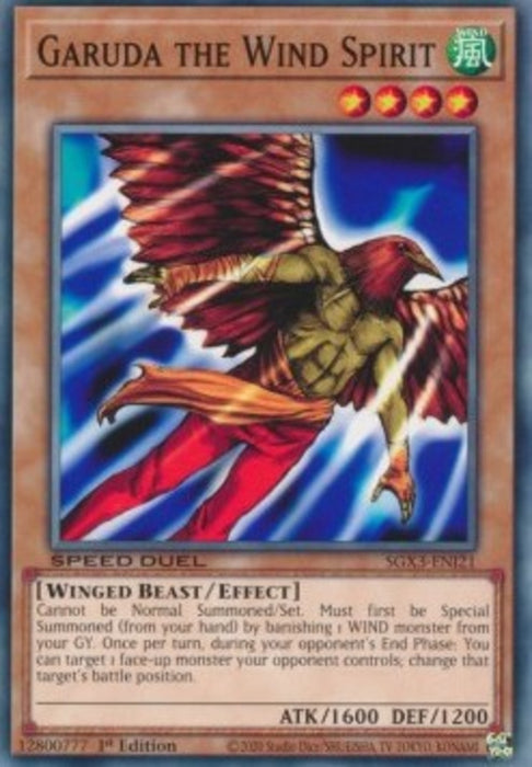 Garuda the Wind Spirit SGX3-ENI21 Common Englisch