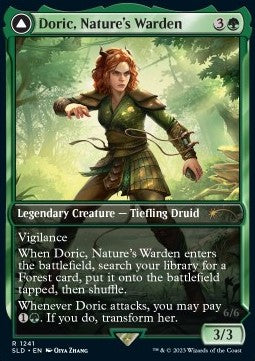 Doric, Nature's Warden SLDHAT-1241 Rare Englisch