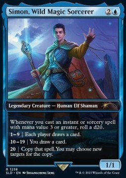 Simon, Wild Magic Sorcerer SLDHAT-1238 Rare Englisch