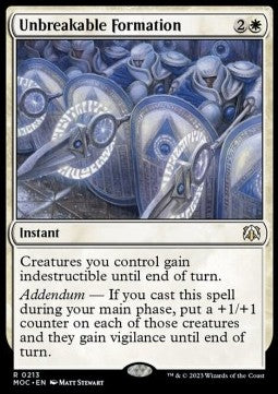Unzerstörbare Formation MOC-213 Rare Deutsch