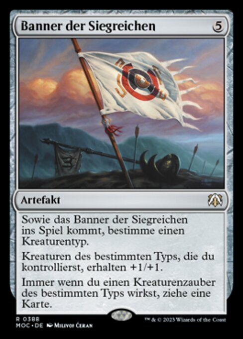 Banner der Siegreichen MOC-388 Rare Deutsch