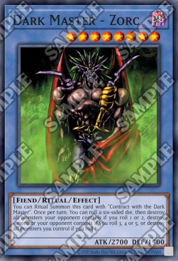 Dark Master - Zorc DCR-25TH-EN082 Super Rare Englisch