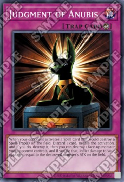 Judgment of Anubis DCR-25TH-EN105 Secret Rare Englisch