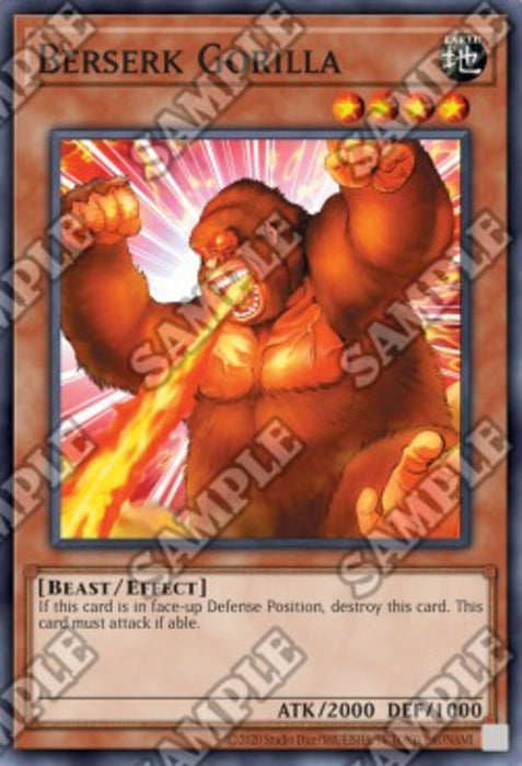 Berserk Gorilla IOC-25TH-EN013 Rare Englisch