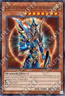 Black Luster Soldier - Envoy of the Beginning IOC-25TH-EN025 Ultra Rare Englisch