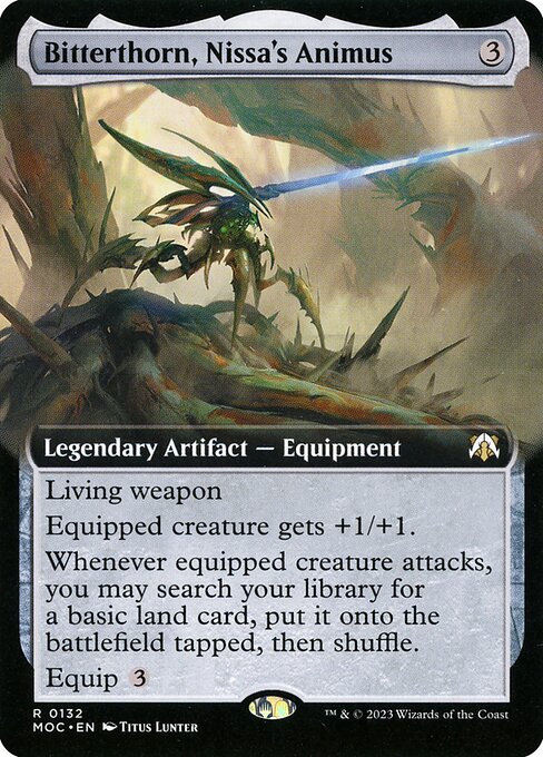 Bitterthorn, Nissa's Animus XMOC-132 Rare Englisch
