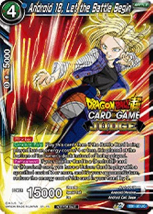 Android 18, Let the Battle Begin JP Uncommon Englisch
