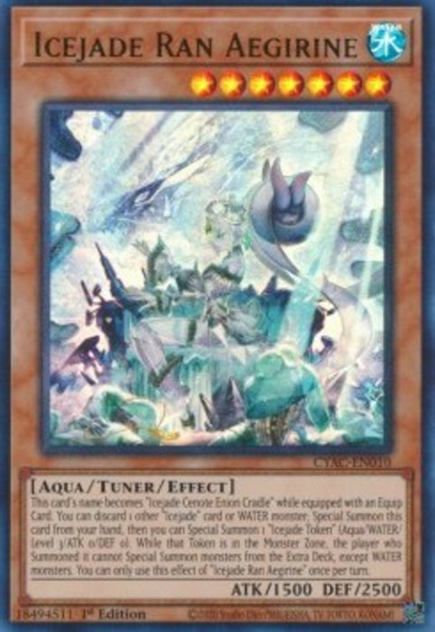 Icejade Ran Aegirine CYAC-EN010 Ultra Rare Englisch