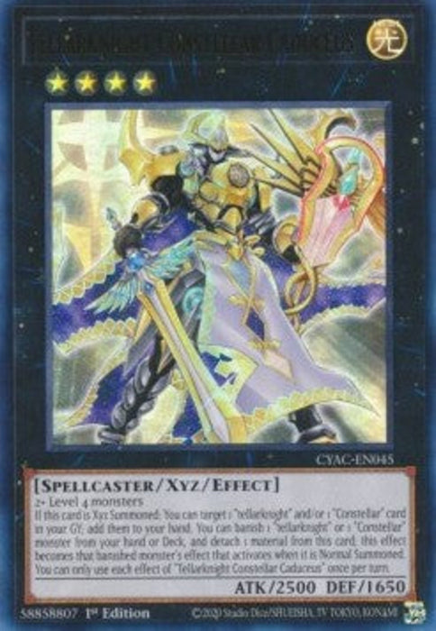 Tellarknight Constellar Caduceus CYAC-EN045 Ultra Rare Englisch