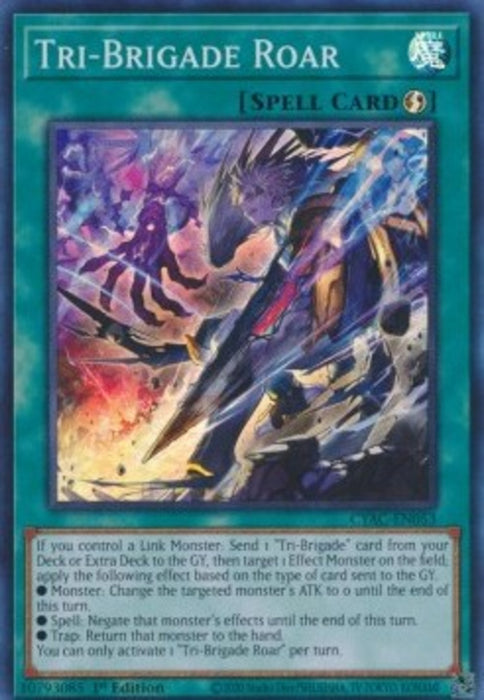 Tri-Brigade Roar CYAC-EN053 Super Rare Englisch