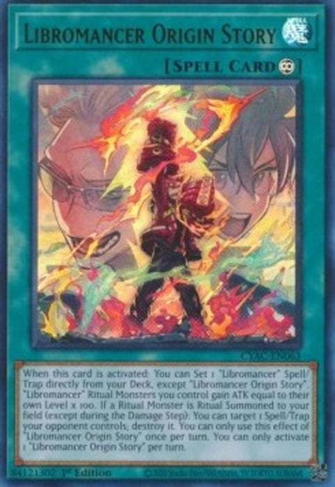 Libromancer Origin Story CYAC-EN063 Ultra Rare Englisch