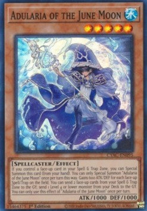 Adularia of the June Moon CYAC-EN095 Super Rare Englisch