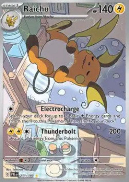 Raichu PAL-211 Illustration Rare Englisch