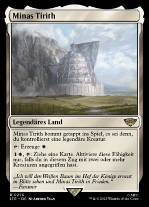Minas Tirith LTR-256 Rare Deutsch